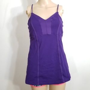 Lululemon Tadasana Plum Strappy Tank 8